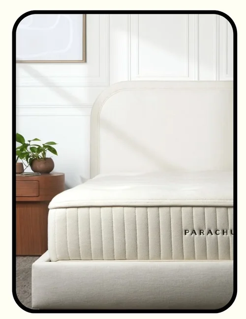 Parachute latex-free organic hybrid mattress with GOTS cotton and New Zealand wool