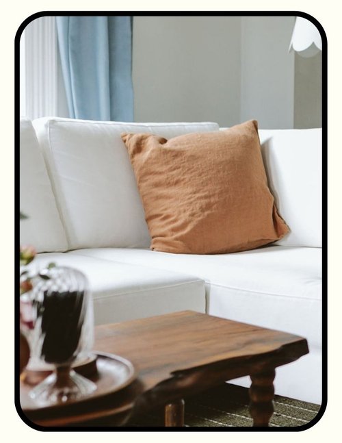Magic Linen OEKO-TEX certified natural linen throw pillowcase