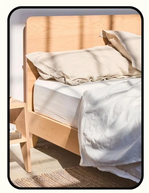 Avocado City solid wood platform bed frame, GreenGuard Gold certified