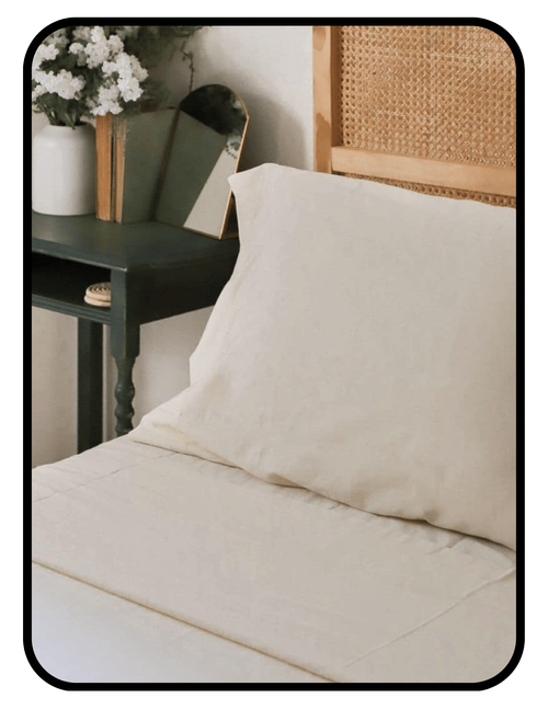 Savvy Rest GOTS organic cotton pillowcases and bedding bundle