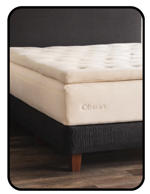 Obasan custom organic latex mattress, GOLS and GOTS certified non-toxic