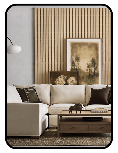 Crate and Barrel GreenGuard couch with OEKO-TEX performance upholstery option