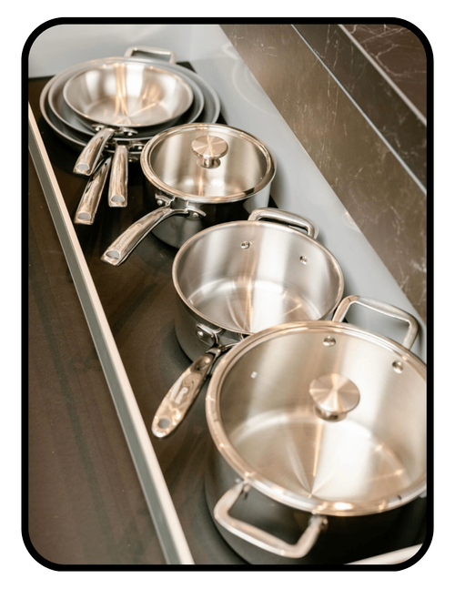 Chantal Induction 21 nickel-free stainless steel cookware