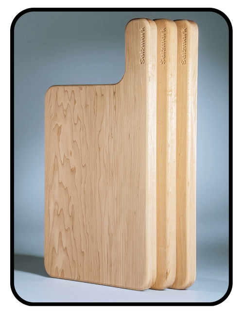 Salzmark solid maple wood cutting board