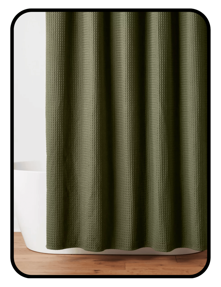 Target waffle weave shower curtain