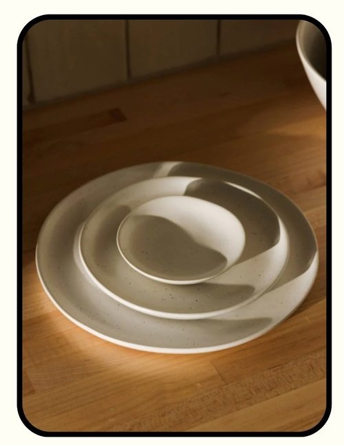 Fable non-toxic third-party tested ceramic plates and bowls