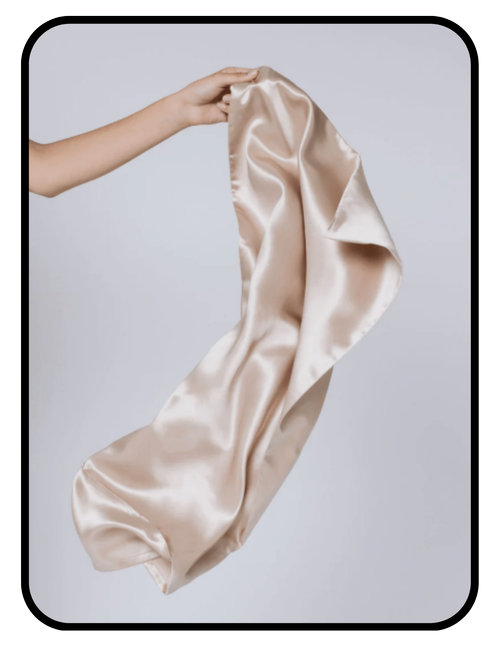 Clementine GOTS organic silk pillowcase in undyed pearl white