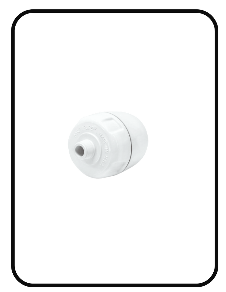 Multipure KDF-55 low-maintenance shower filter attachment