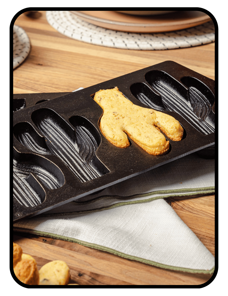 Lodge cast iron bakeware, uncoated non-toxic cast iron