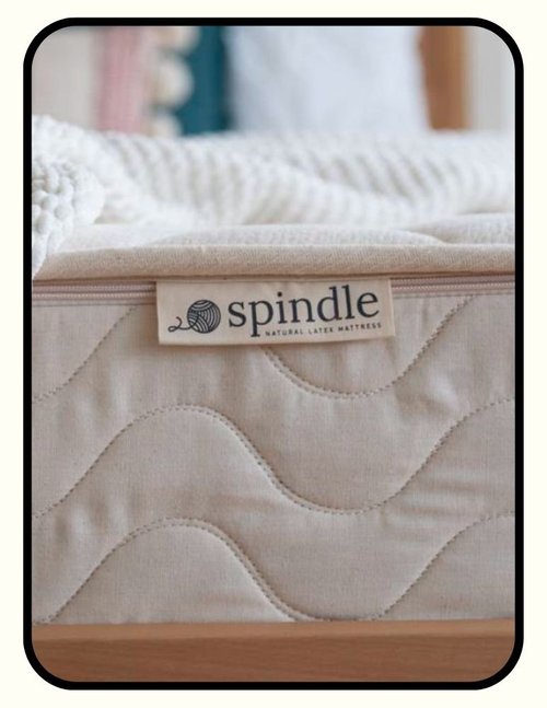 Spindle stacked component organic latex mattress, GOLS and GOTS certified materials