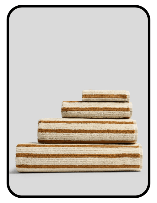 Parachute Resort Stripe GOTS Organic Cotton bath towels