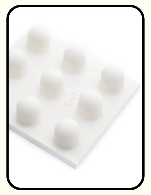 SOIL diatomaceous earth bottle drying rack, plastic-free