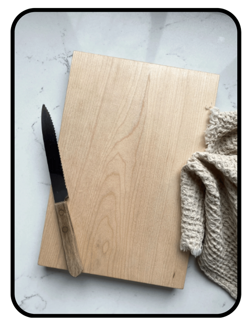 Nate and Kate solid maple and walnut cutting boards