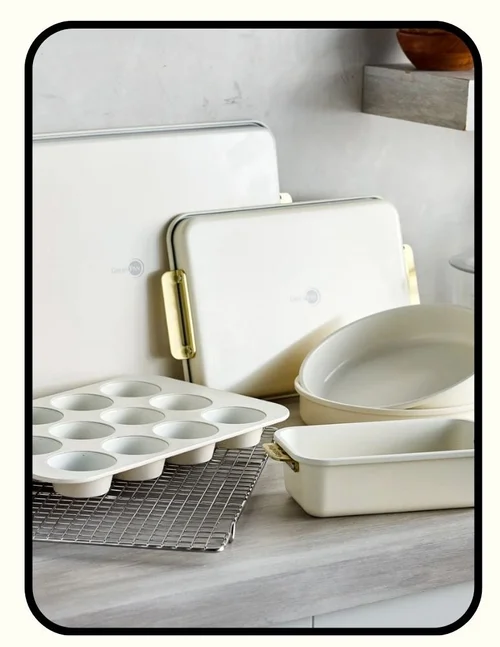 GreenPan ceramic non-stick bakeware, Thermolon PFAS-free coating