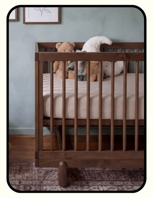 dadada baby non-toxic solid wood crib, GreenGuard GOLD certified