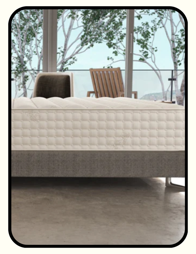 Latex for Less customizable organic springless latex mattress, GOLS and GOTS certified