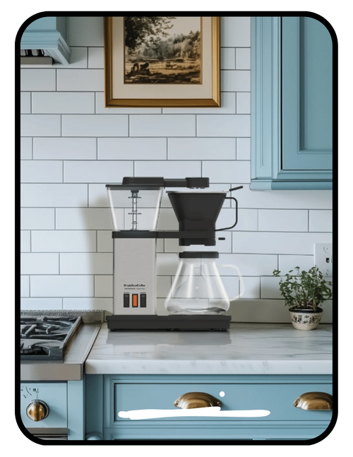 Simply Good Coffee 100% plastic-free stainless steel and glass drip coffee maker