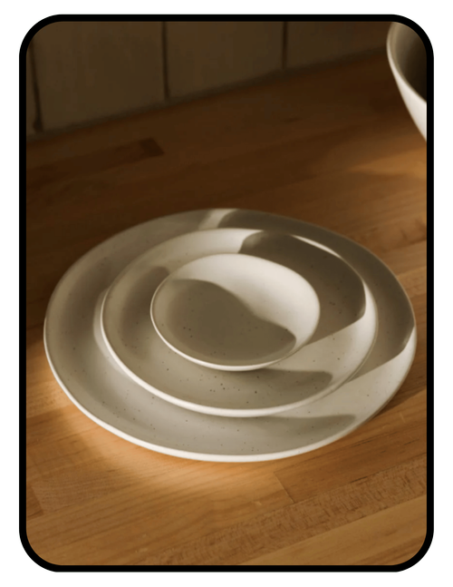 Fable non-toxic third-party tested ceramic plates and bowls