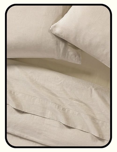 SIJO GOTS certified organic linen pillowcase