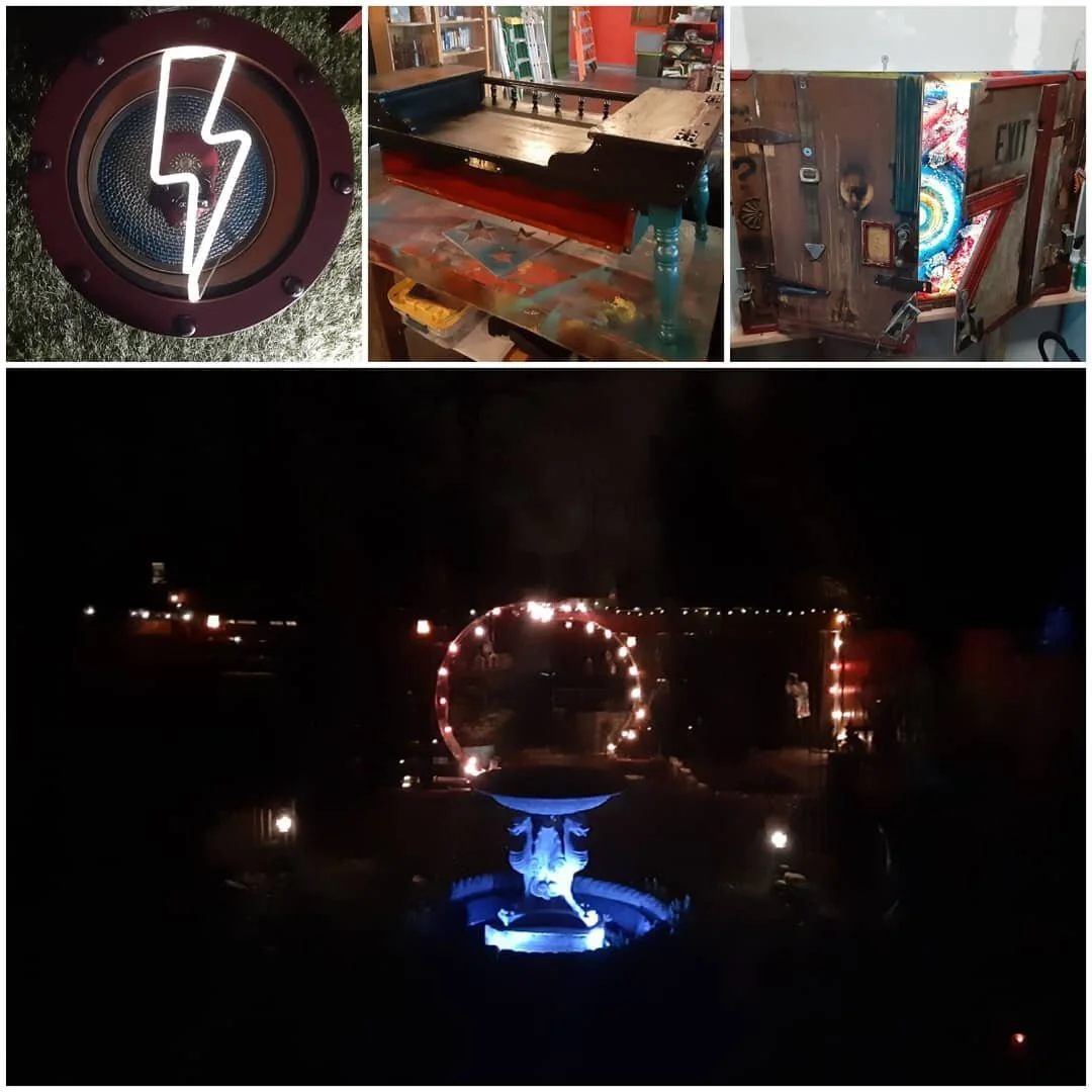 A lil snippet of the type of work i do. Lookin for a custom builder? Costume design, furniture design, illuminated art? Interior design? #custommade #custombuilder #interiordesign #furnituredesign