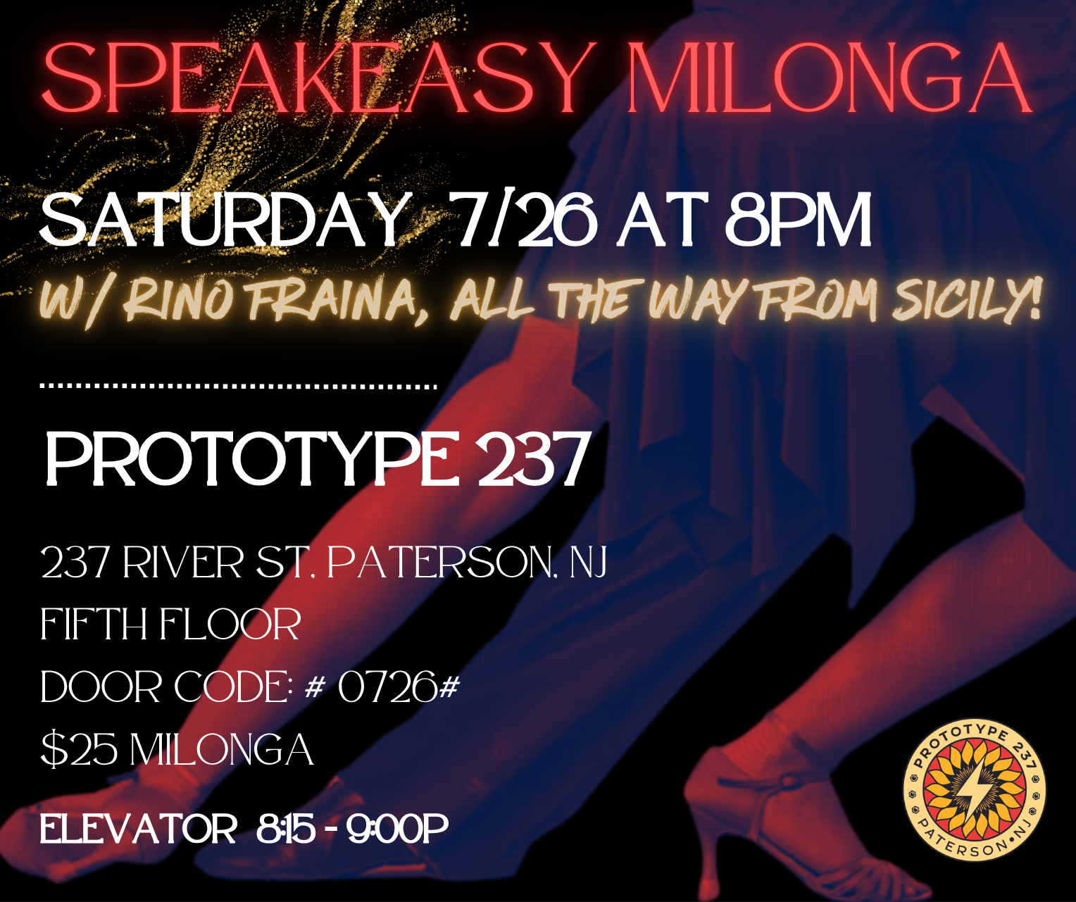 SPEAKEASY MILONGA