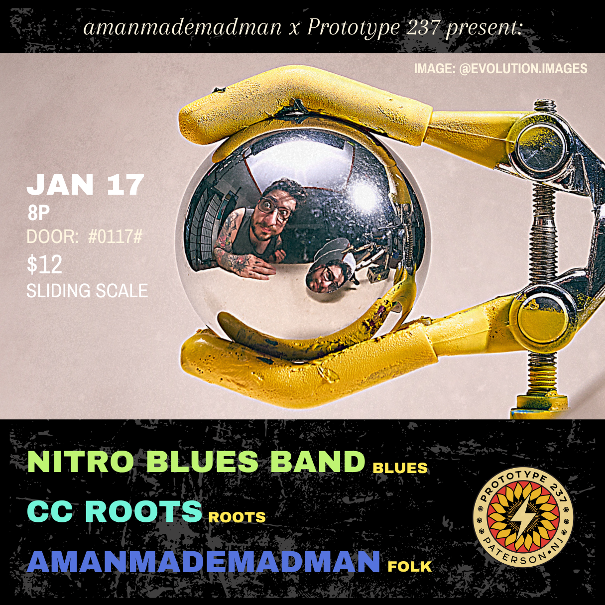 Nitro blues band | cc Roots | amanmademadman