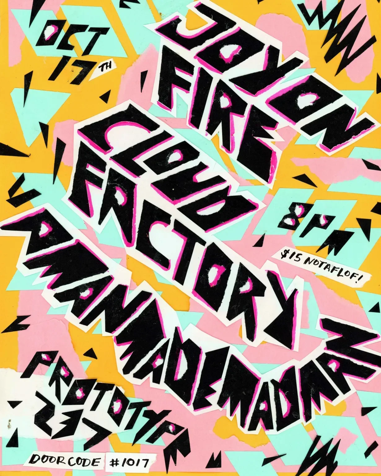 JOY ON FIRE with CLOUD FACTORY, AMANMADEMADMAN