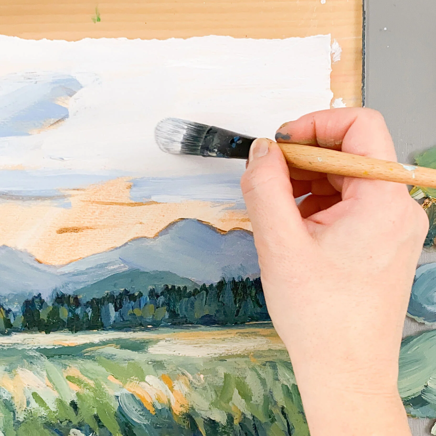 HOW TO PAINT AN ABSTRACT LANDSCAPE — Weronika Zubek Fine Art