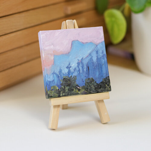 4x4 Mini Canvas Painting “Wall-E” Fan Art
