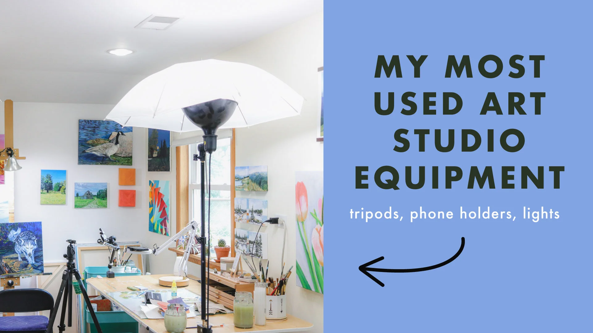 My most used studio equipment — Weronika Zubek Fine Art