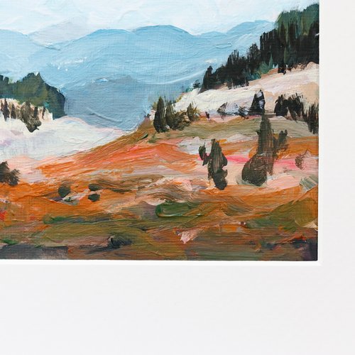 Quintessential Big Bend  4x4 Mini Canvas Art Print – Wimberley