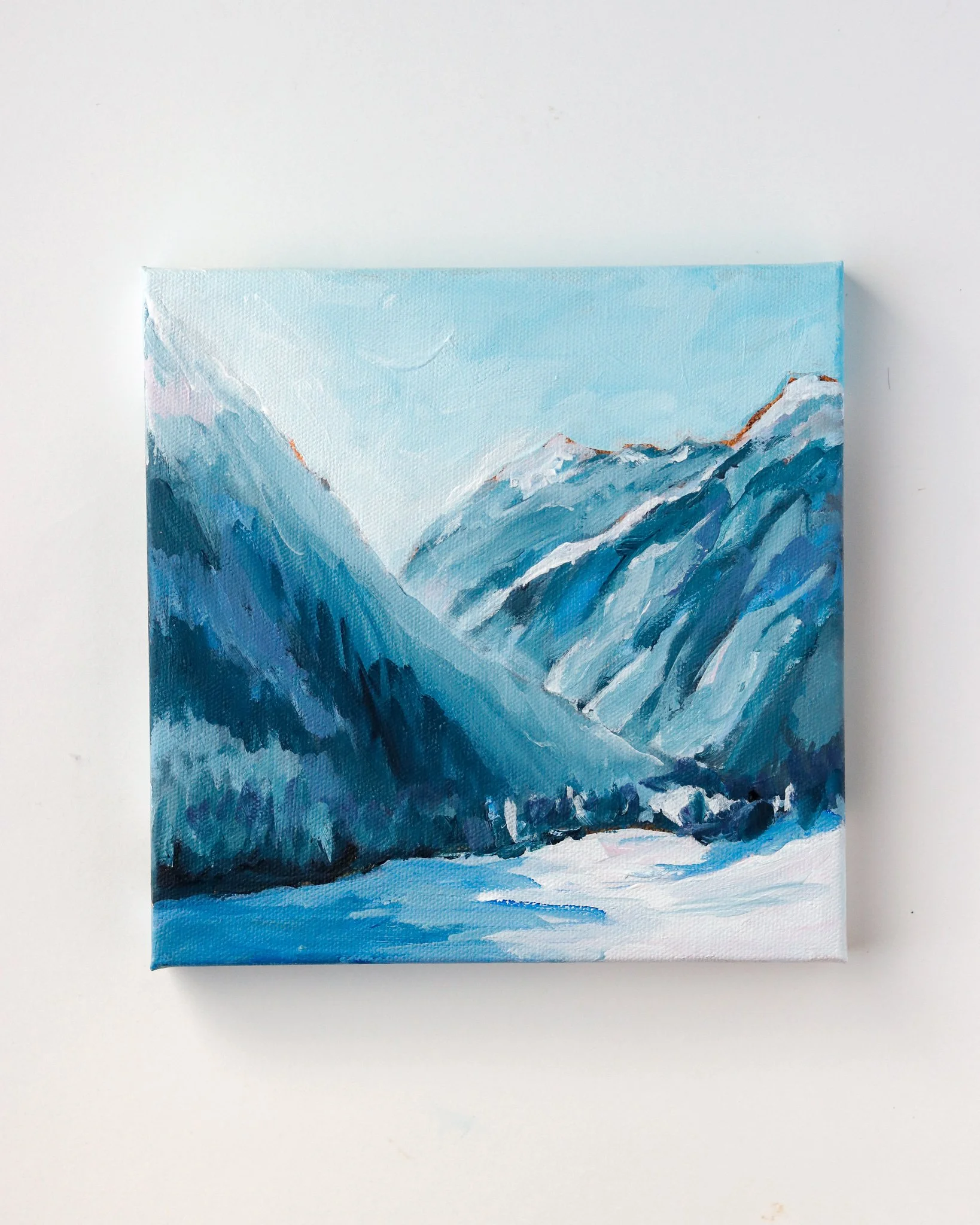 "Chilly" 8x8 Unframed