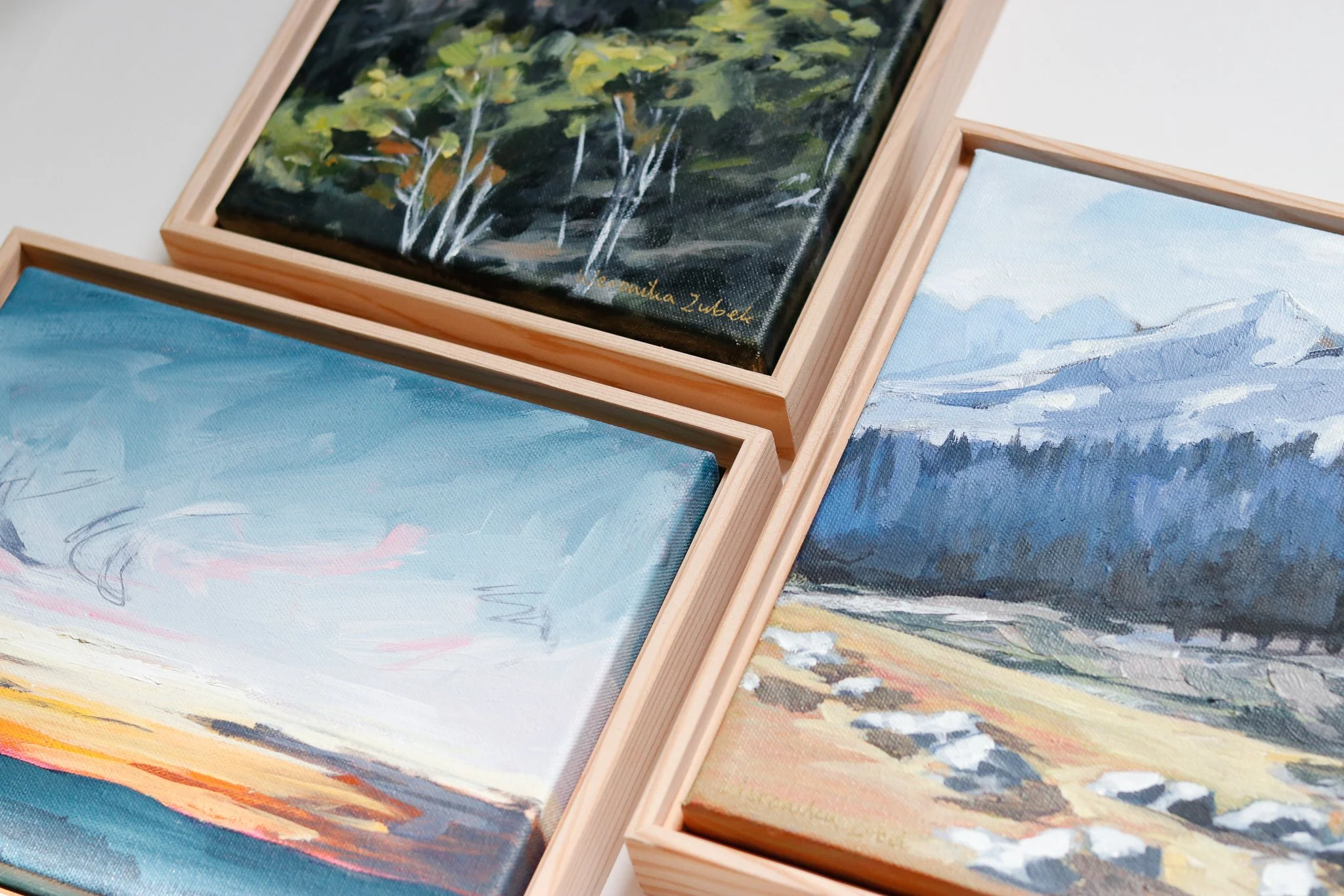 Frame for my art on canvas 11x14 — Weronika Zubek Fine Art