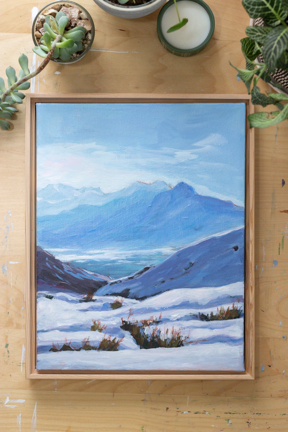 Frame for my art on canvas 8x10 — Weronika Zubek Fine Art