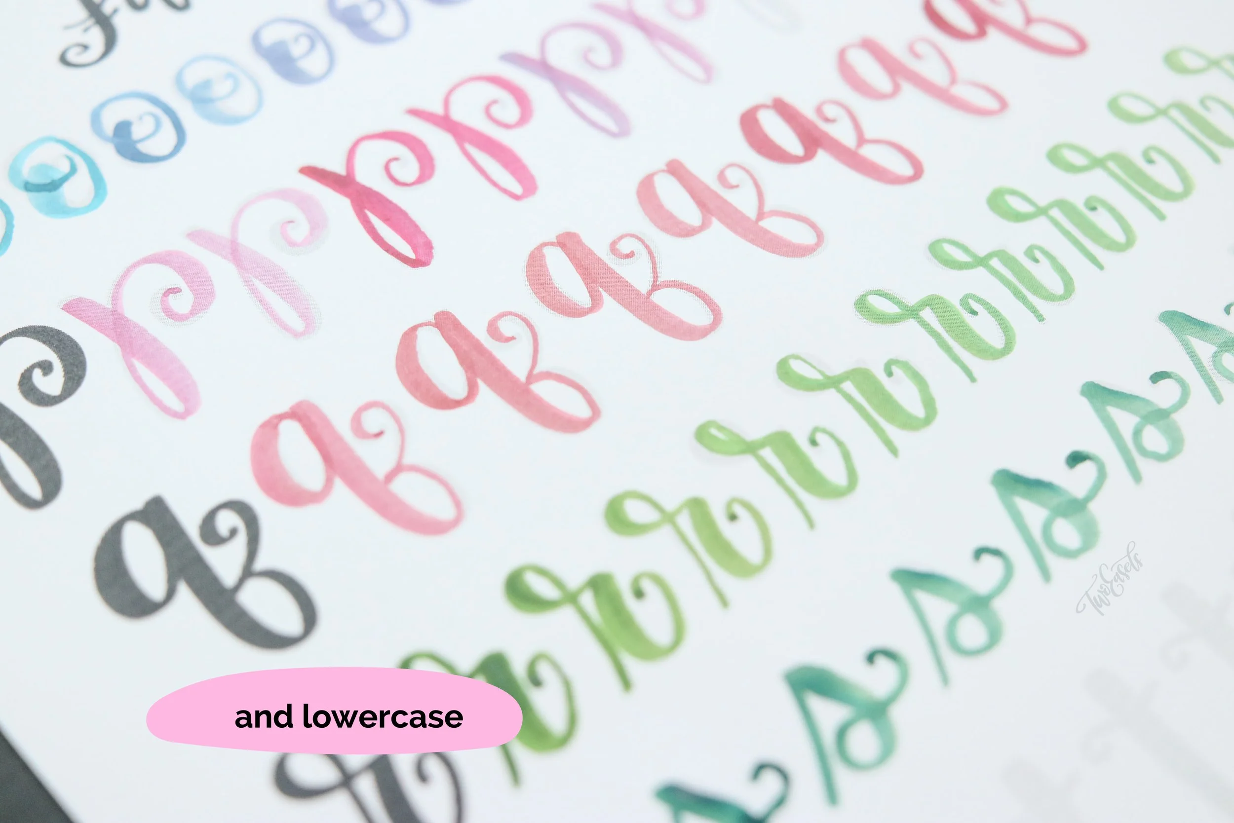 519 Lettering Fun Brush Lettering Printable Practice Sheets Modern calligraphy Kids ...