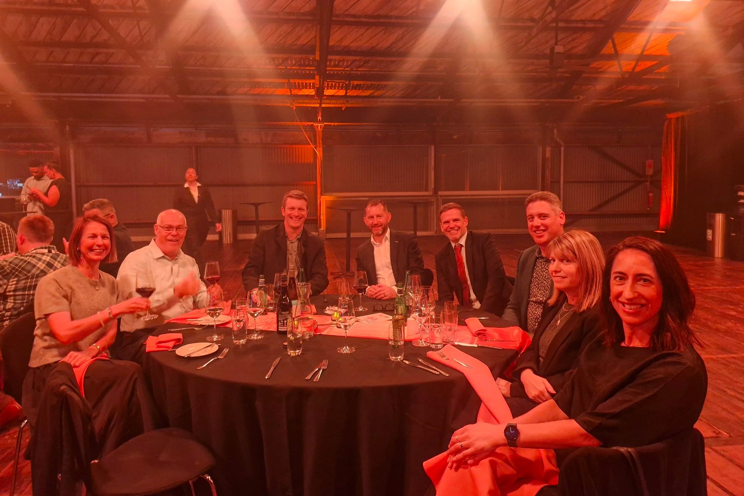 Gala night for FireNZ, showcasing firestopping registers, passive fire installers, AS1851, fire engineering