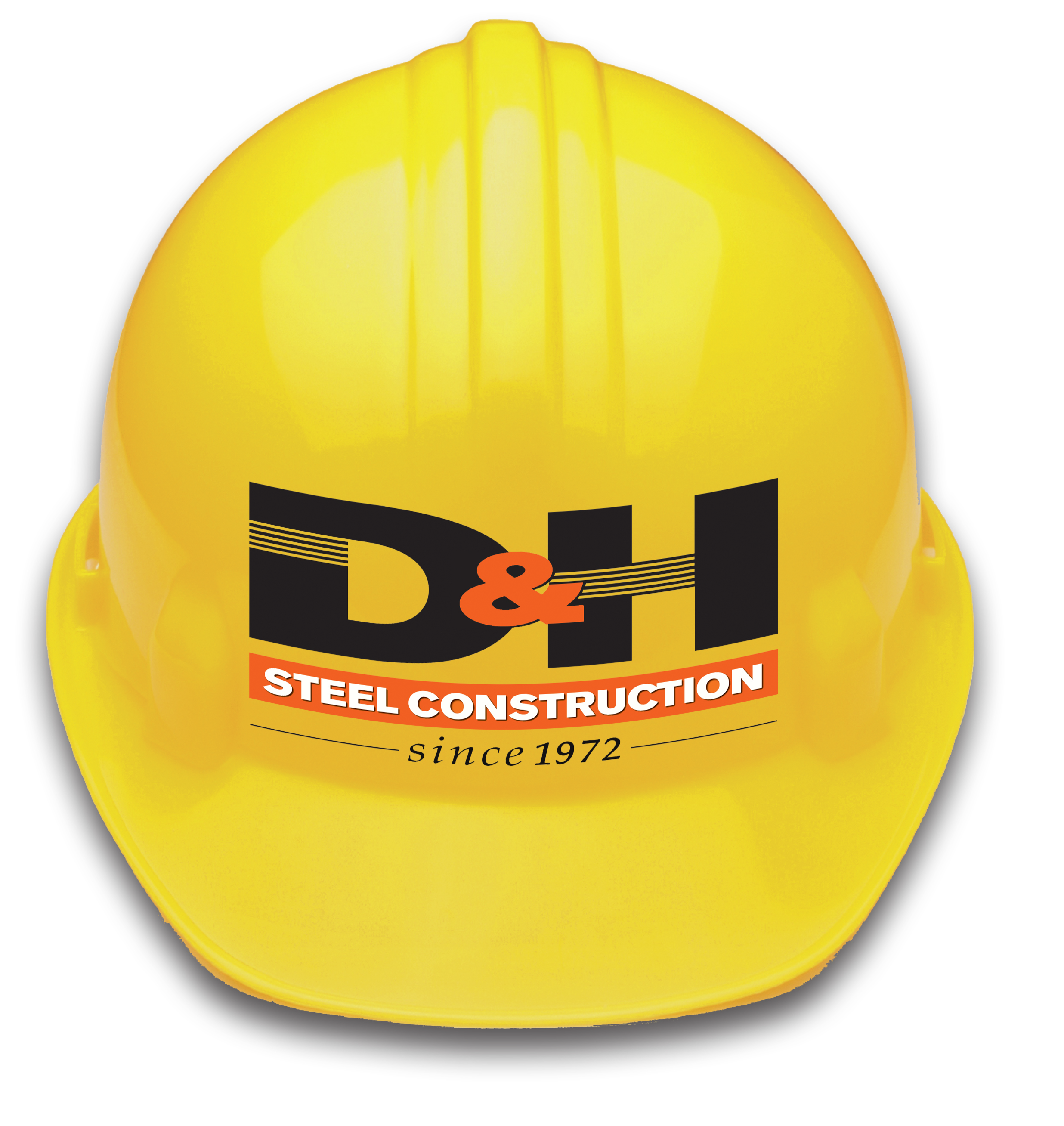 Dh Steel hard hat logo