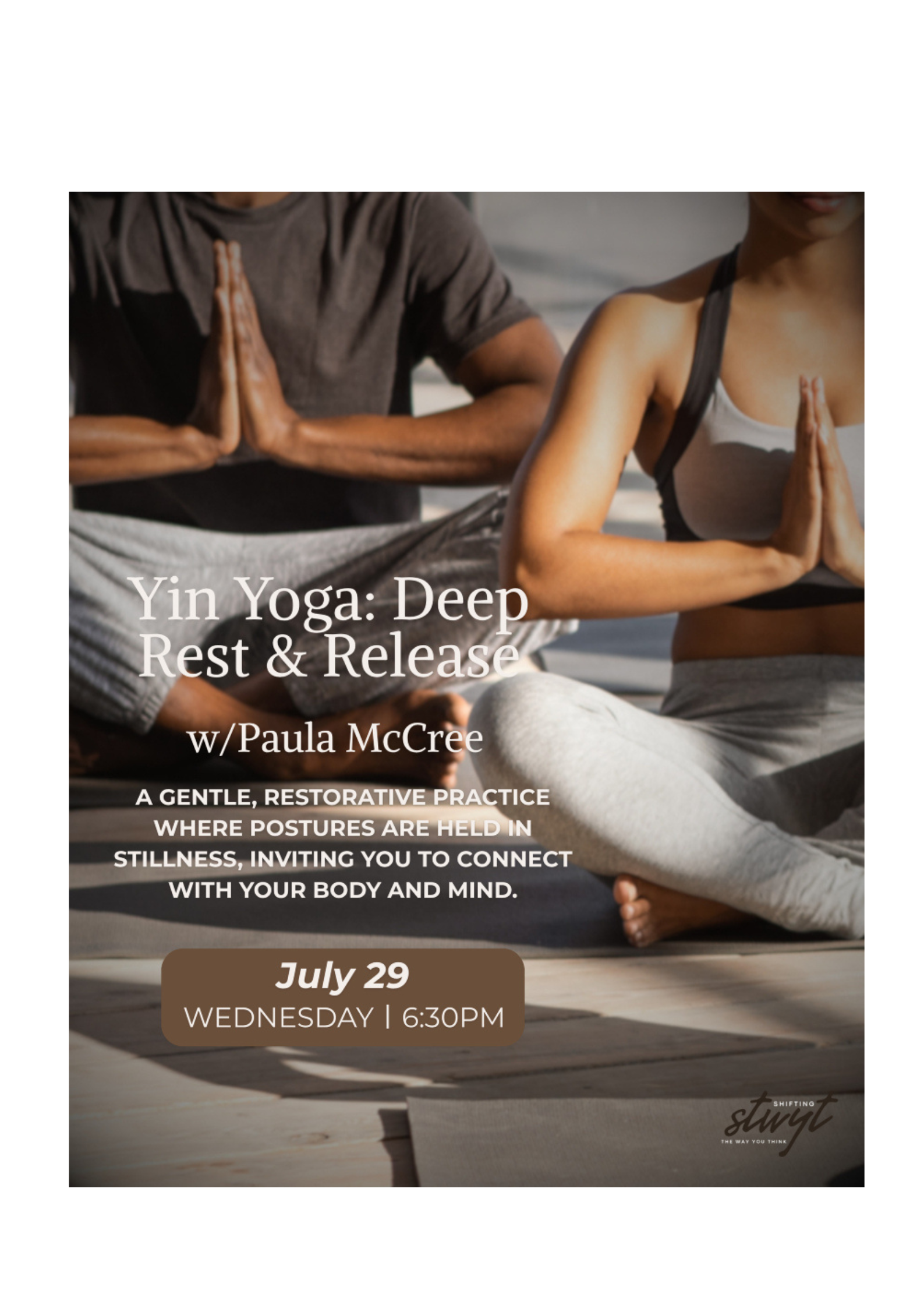 Yin Yoga : Deep  Rest & Release