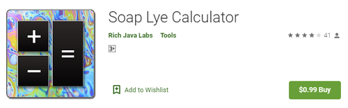 Soap calculators — Elly's Everyday