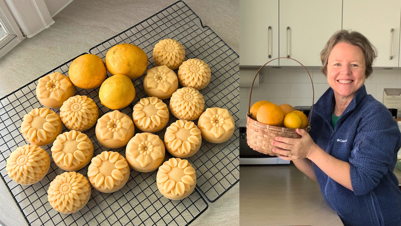 Fresh lemon juice soap recipe - a natural citric acid and colour boost!