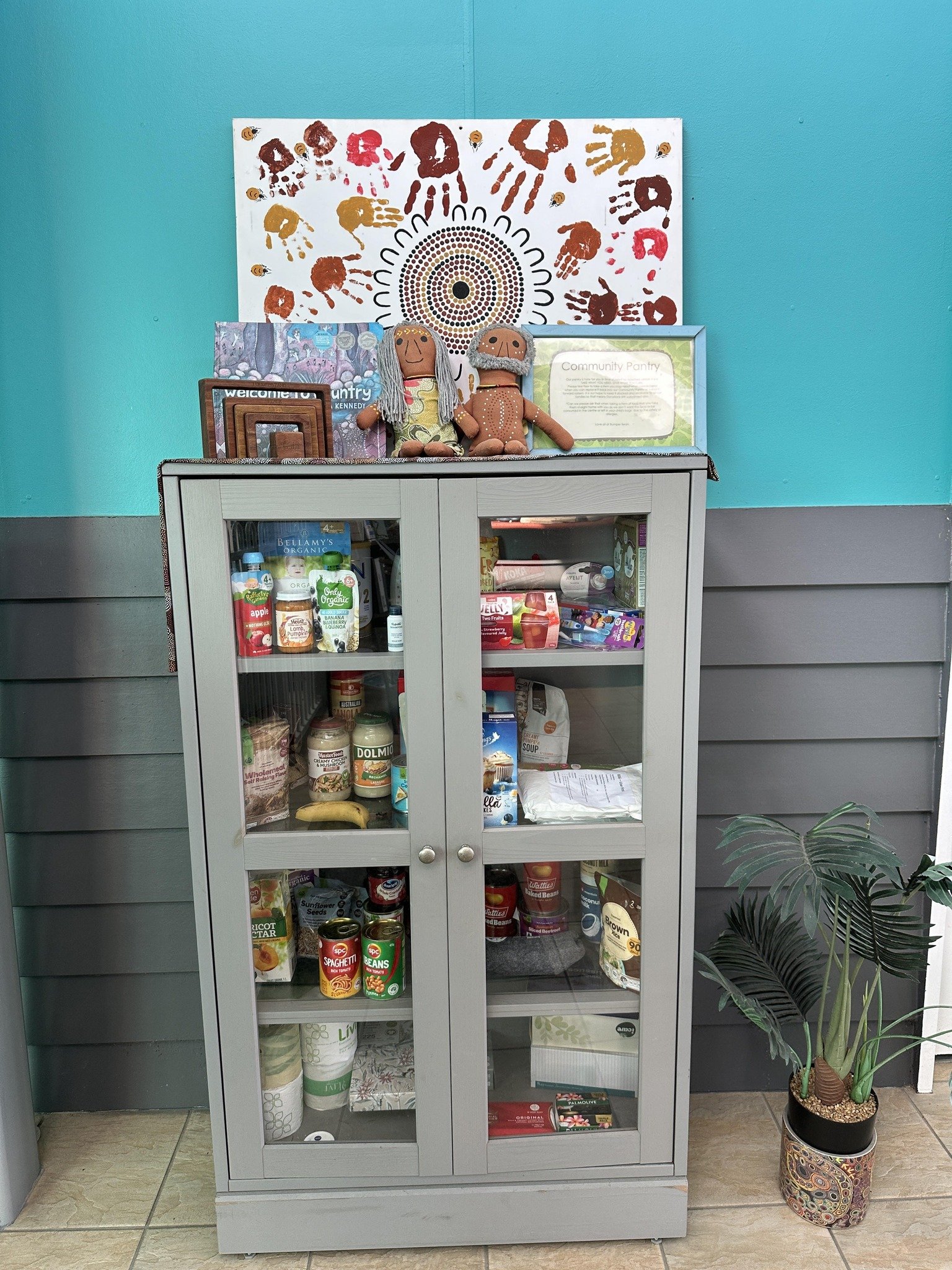 Have you seen our Community Pantry? This is a place where you can add items for families that need them, or you can take items if you need them. We are all parents doing what we can with what we can. Community is everything, it takes a village. #Comm
