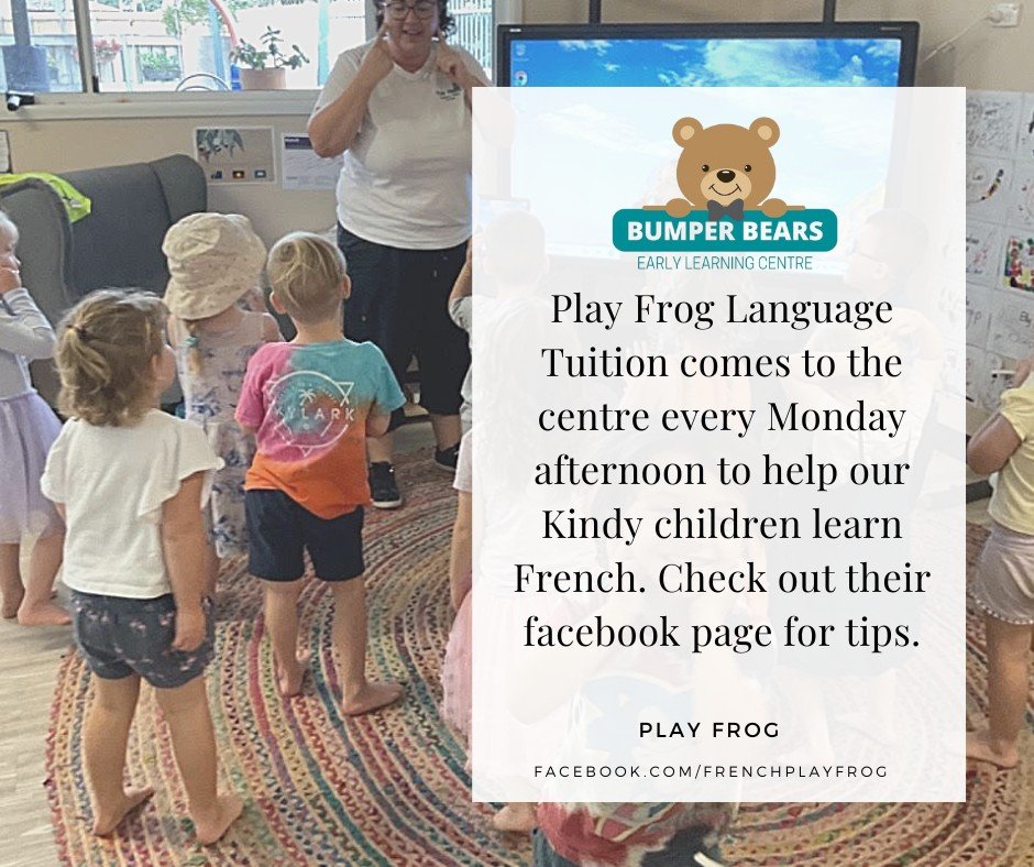 Don't forget we have Play Frog here every Monday #playfrog #bumperbears #learnalanguage