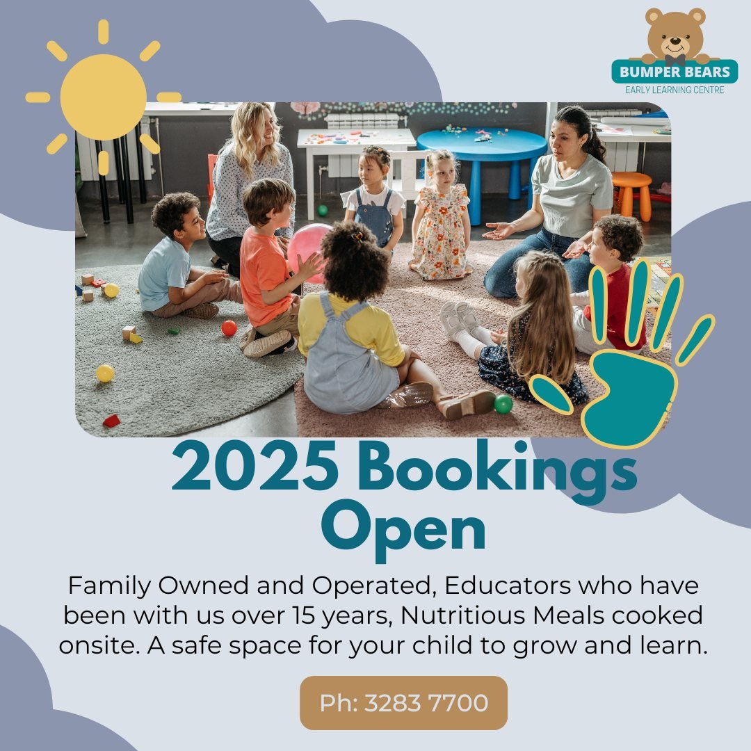 We are currently taking enrolments for 2025 (I know right, it is coming up faster than we think). Call Nicky today to discuss enrolment for your child. Please share with your friends, in case they are needing a position for next year. Positions are f