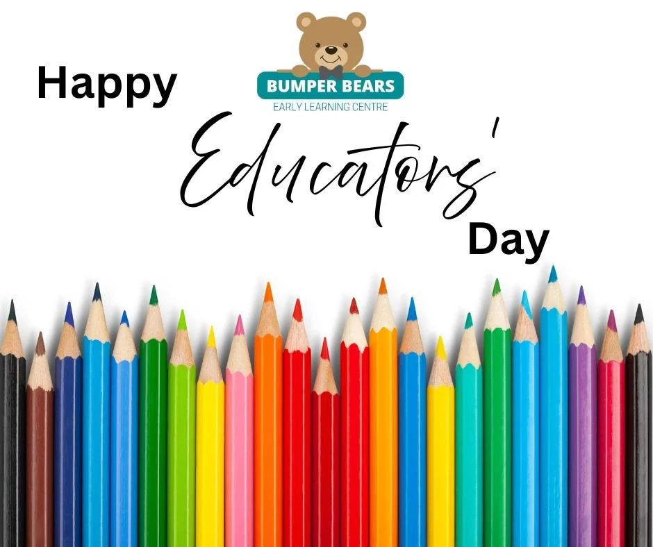 Happy Educators' Day to our incredible team. We are so proud to have such dedicated and committed Educators here at Bumper Bears. Every day you go over and above and we appreciate you.
#bumperbearsfamilies #bumperbearselc #EarlyChildhoodEducatorsDay