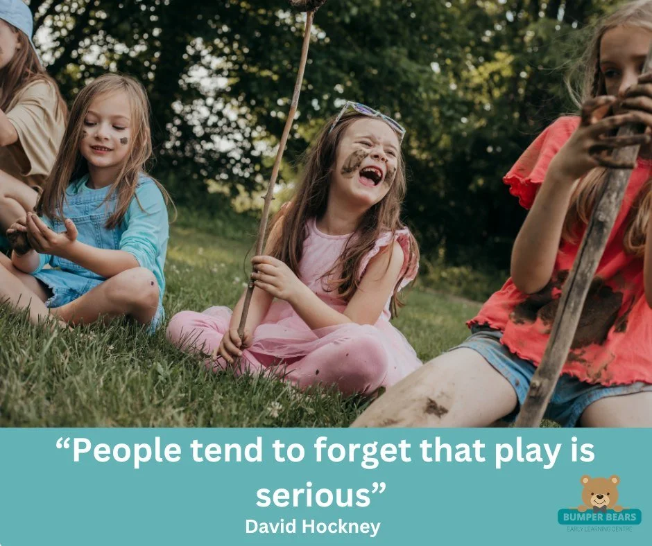 Play is an important part of learning and growing for children. Figuring out how things work, how things go together, how things are grown and so much more. Give children time to just play, and enjoy some play time with them too, you might be surpris
