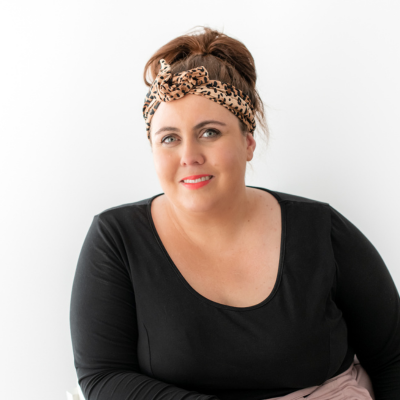 headshot of Sarah Cassim sitting with white background