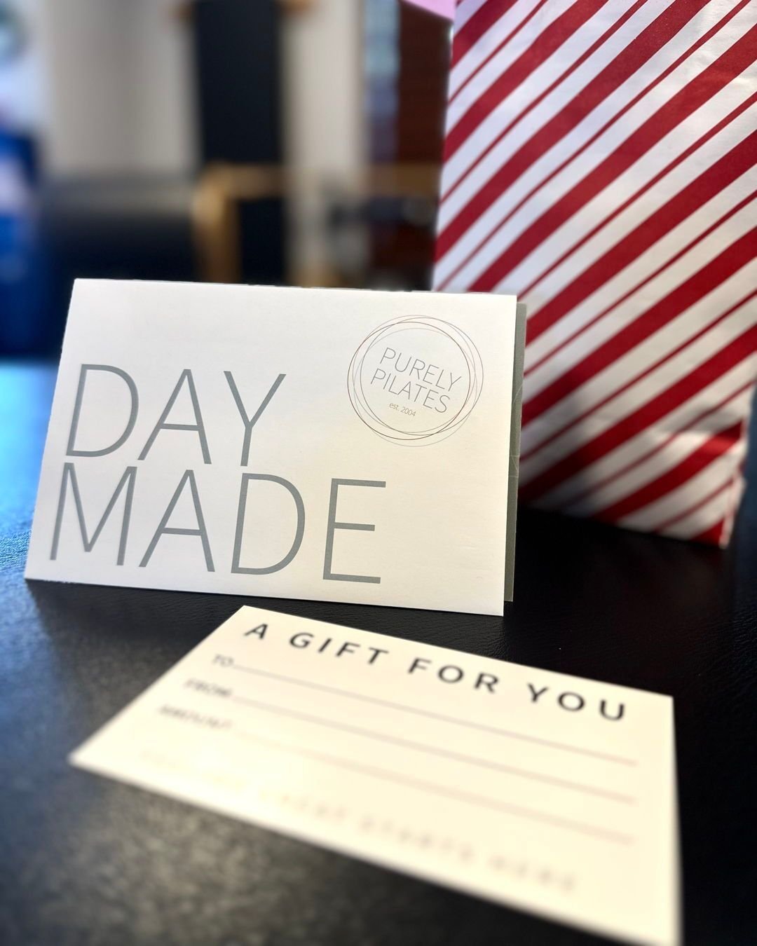 ✨Give the gift of Pilates this holiday season!✨🎄 Do you know someone who would love Pilates? A Purely Pilates gift certificate is the perfect gift for them! 🎁 You can purchase a range of class packs or single classes for them to enjoy, as well as p