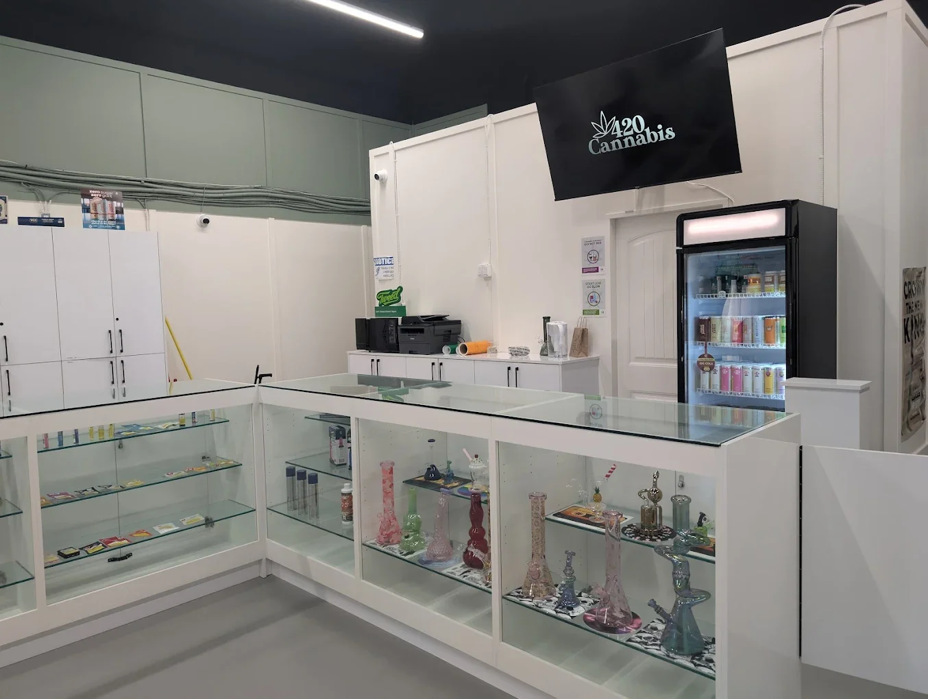 420 Cannabis 7389 River Rd Unit 2A interior of store in Delta