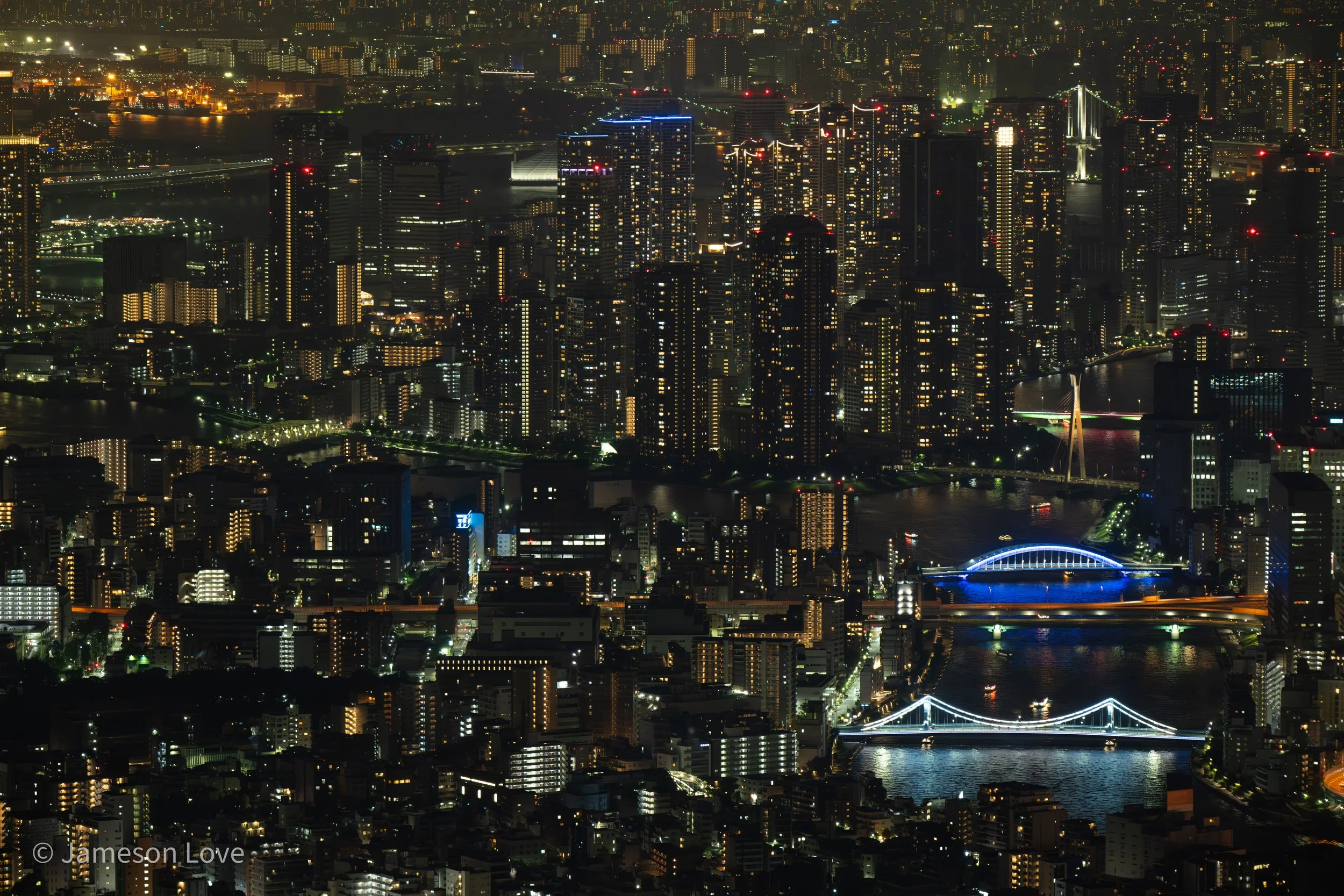 Tokyo at Night;
Taken from the Sky Tree;
Tokyo, Japan