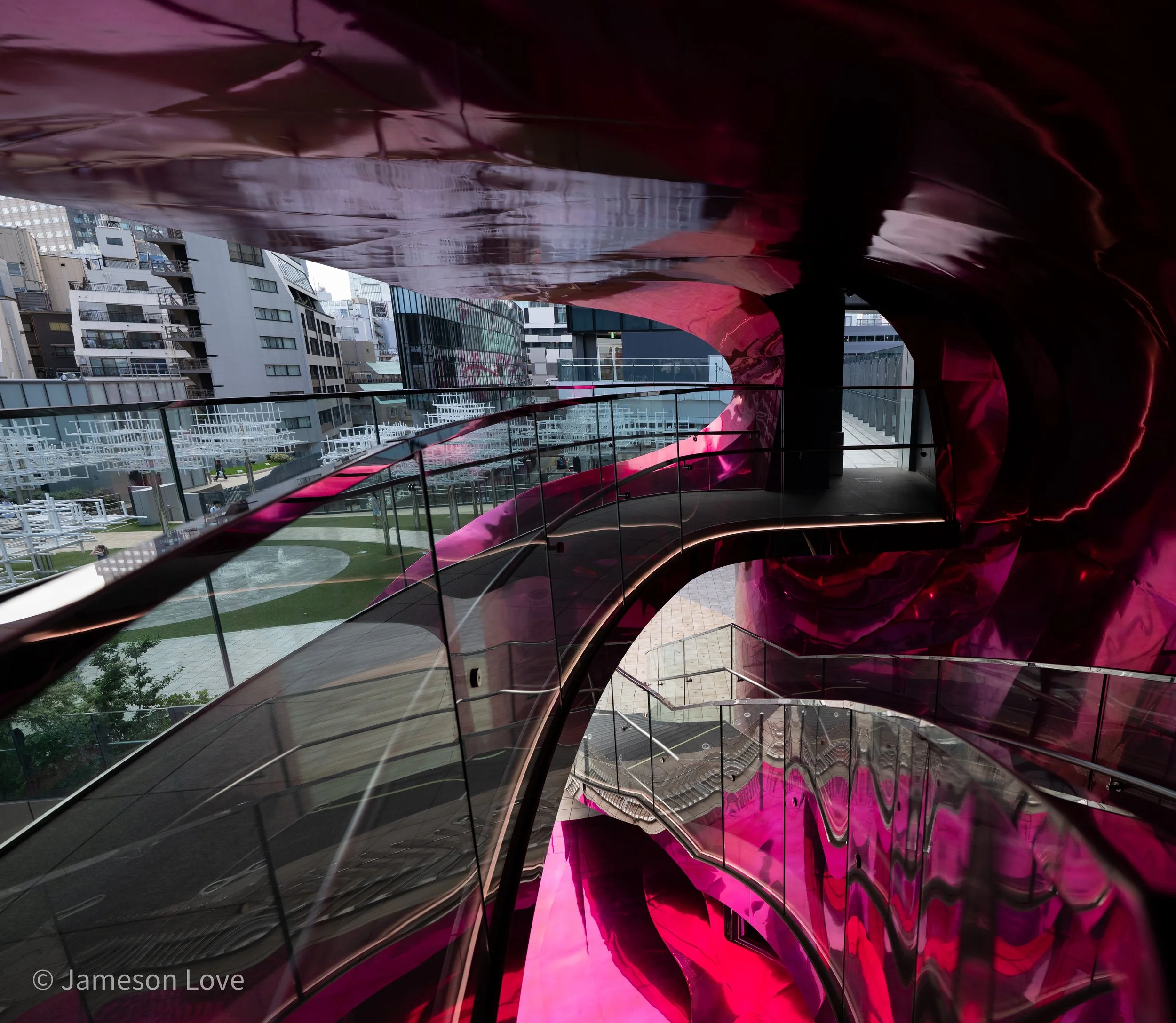Even the Stairwells are Cool;
Tokyo, Japan
